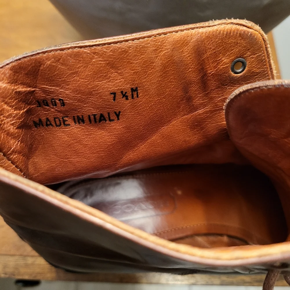 Coach Italian Leather Ankle Boots - Picture 10 of 11